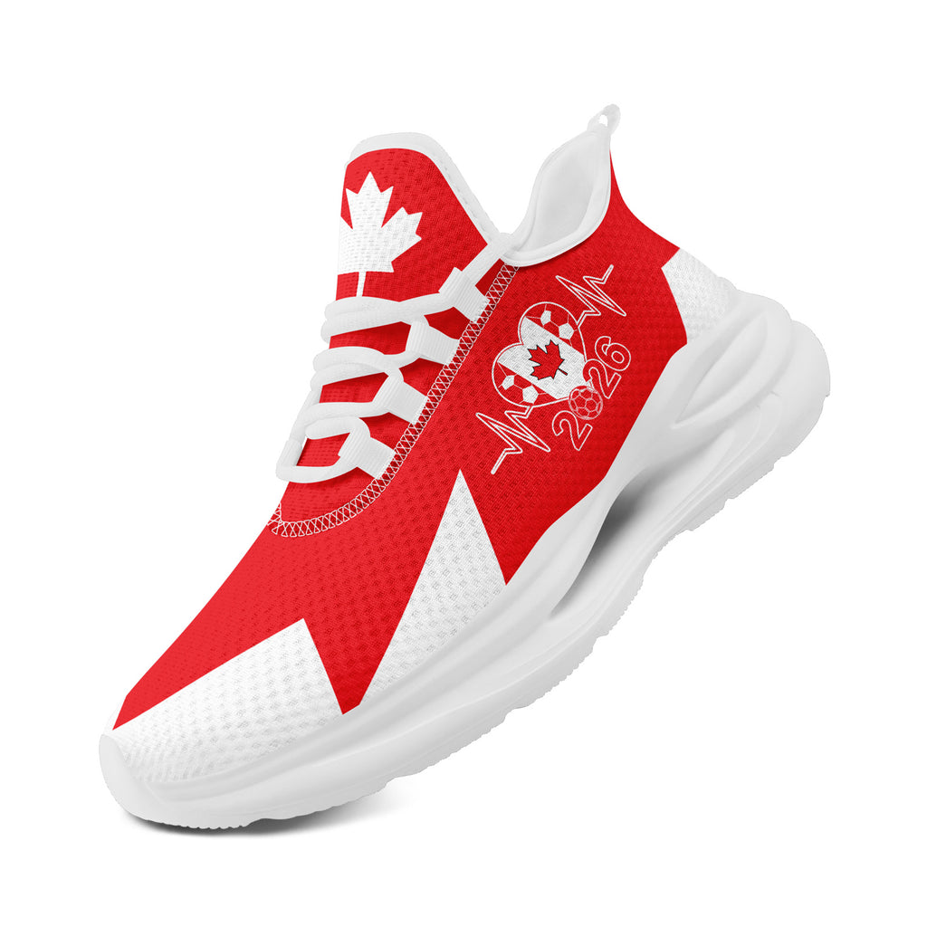 Custom 2026 World Cup Canada Sneakers DIY Country Flag Running Shoes Lightweight Sport Shoes Gift for Football Fans Personalized Team Name and Logo FN079-F023063-4