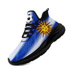 Custom Uruguay 2026 World Cup Sneakers DIY Country Flag Running Shoes Lightweight Sport Shoes Gift for Football Fans Personalized Team Name and Logo FN079-F009082-1