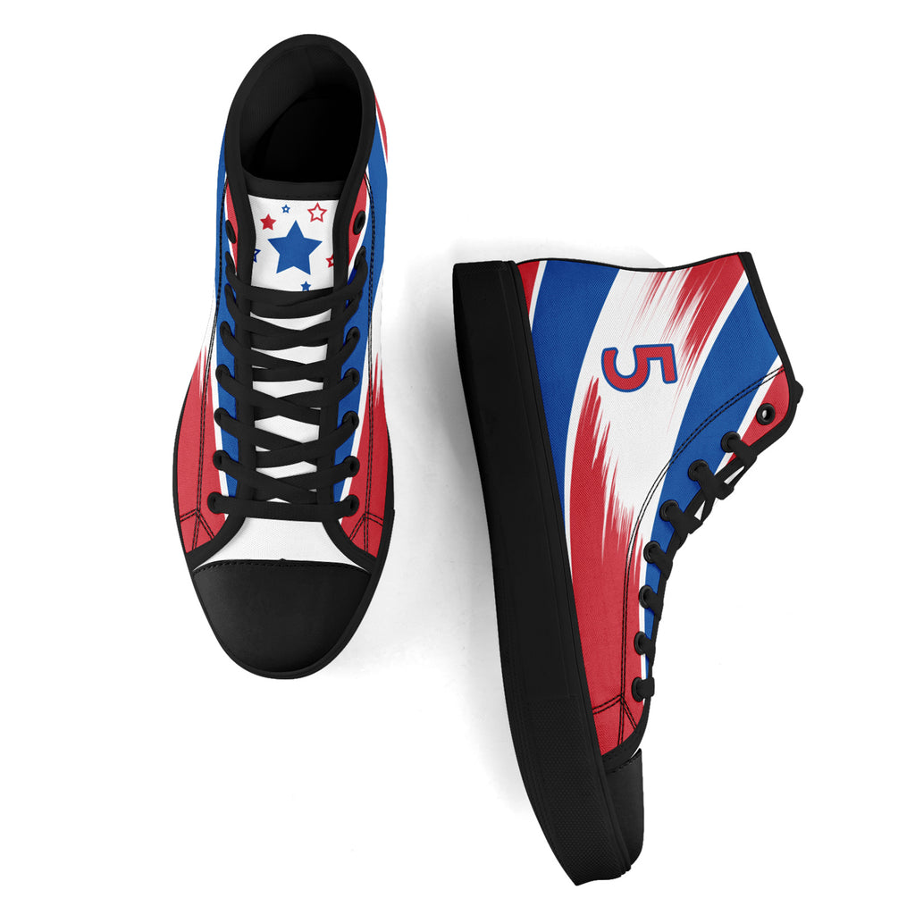 Custom South Korea 2026 World Cup Sneakers DIY Country Flag Running Shoes Lightweight Sport Shoes Gift for Football Fans Personalized Team Name and Logo FN024-F009120-7