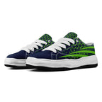 Custom Blue White Washington Football Jersey and Sports Shoes Combo Offer Personalized Combo ZH-D023031-27