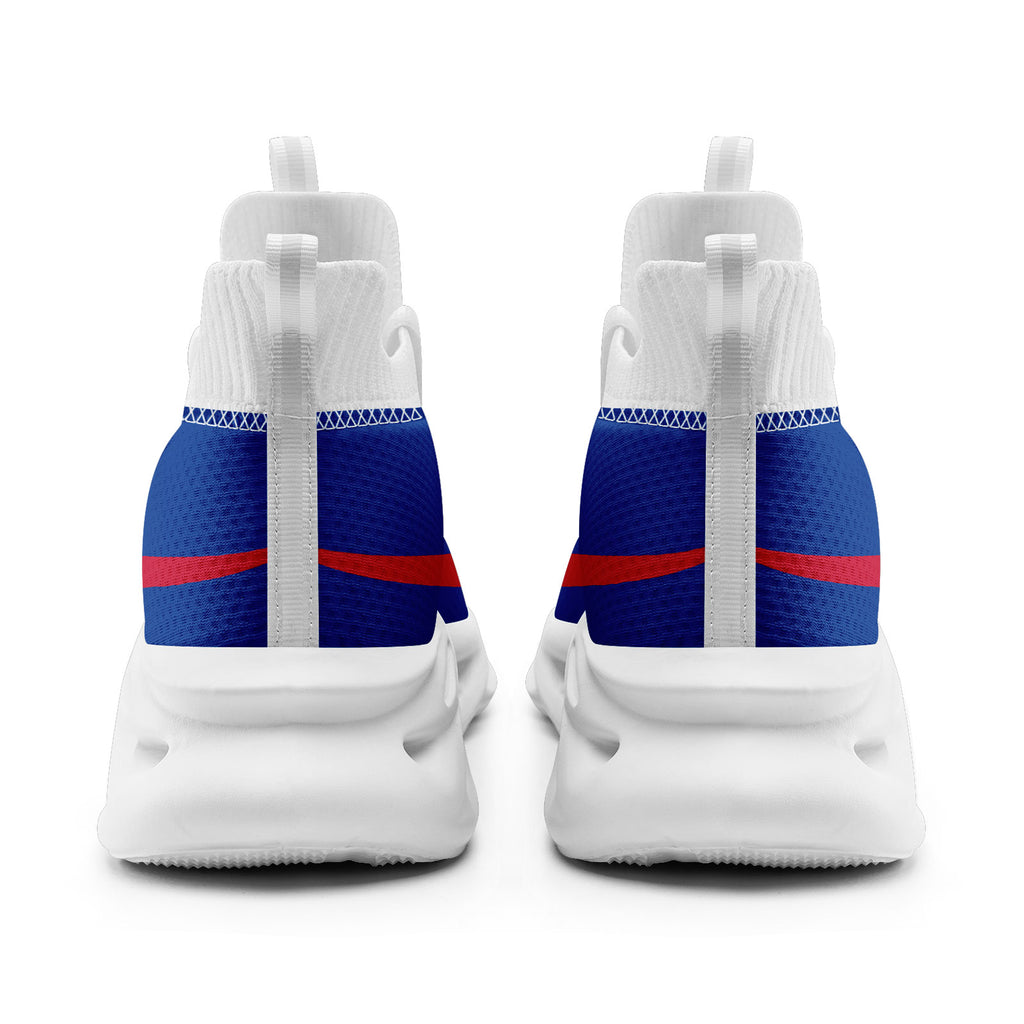 Custom Blue Buffalo Football Jersey and Sports Shoes Combo Offer Personalized Combo ZH-D025008-5