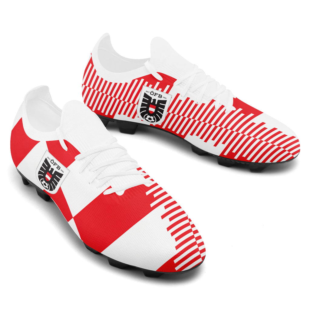 Custom Austria 2026 World Cup Sneakers DIY Country Flag Running Shoes Lightweight Sport Shoes Gift for Football Fans Personalized Team Name and Logo SC02-F020029-3