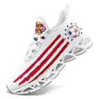 Custom United States 2026 World Cup Sneakers DIY Country Flag Running Shoes Lightweight Sport Shoes Gift for Football Fans Personalized Team Name and Logo FN003XD-F028038-2