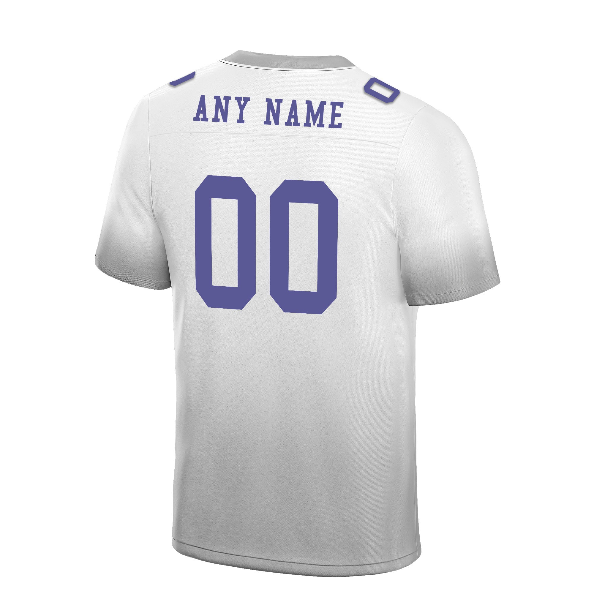 Custom White Ash Fade Fashion Personalized Authentic Football Jersey FBJ02-D06110