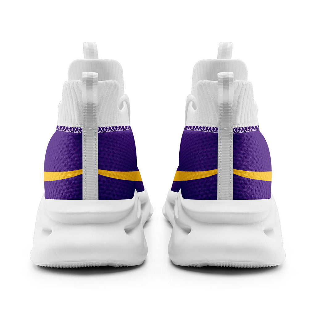 Custom Purple Minnesota Football Jersey and Sports Shoes Combo Offer Personalized Combo ZH-D025008-15