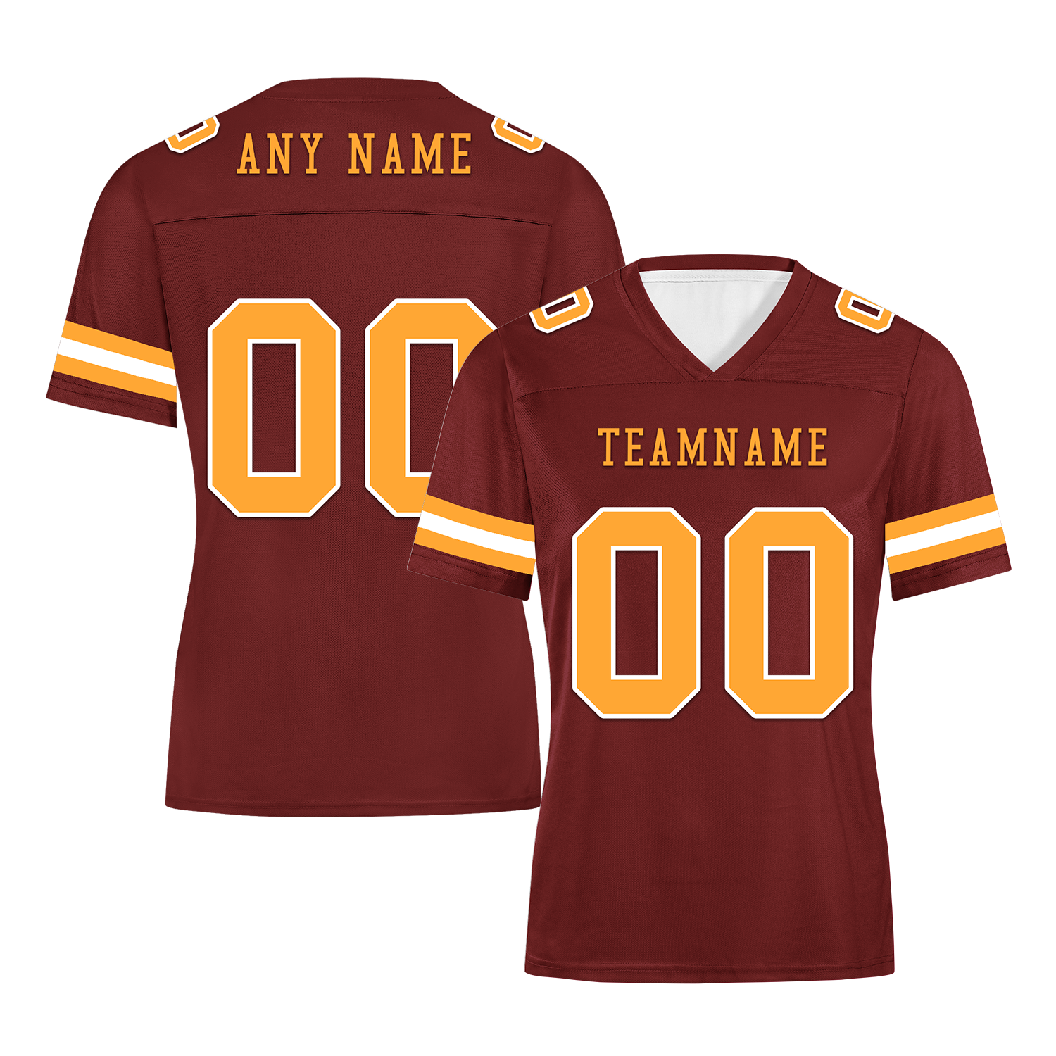 Custom Brown Classic Style Personalized Authentic Football Jersey FBJ02-bd0a70af
