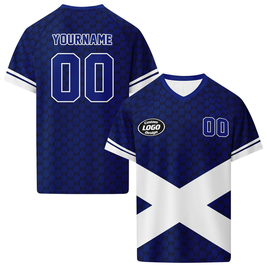 Custom Scotland 2026 World Cup Football Shirt Customized Soccer Jersey for Fans Add Your Name & Number FZ190-F020043-1