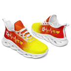 Custom Spain 2026 World Cup Sneakers DIY Country Flag Running Shoes Lightweight Sport Shoes Gift for Football Fans Personalized Team Name and Logo FN003-F025036-2