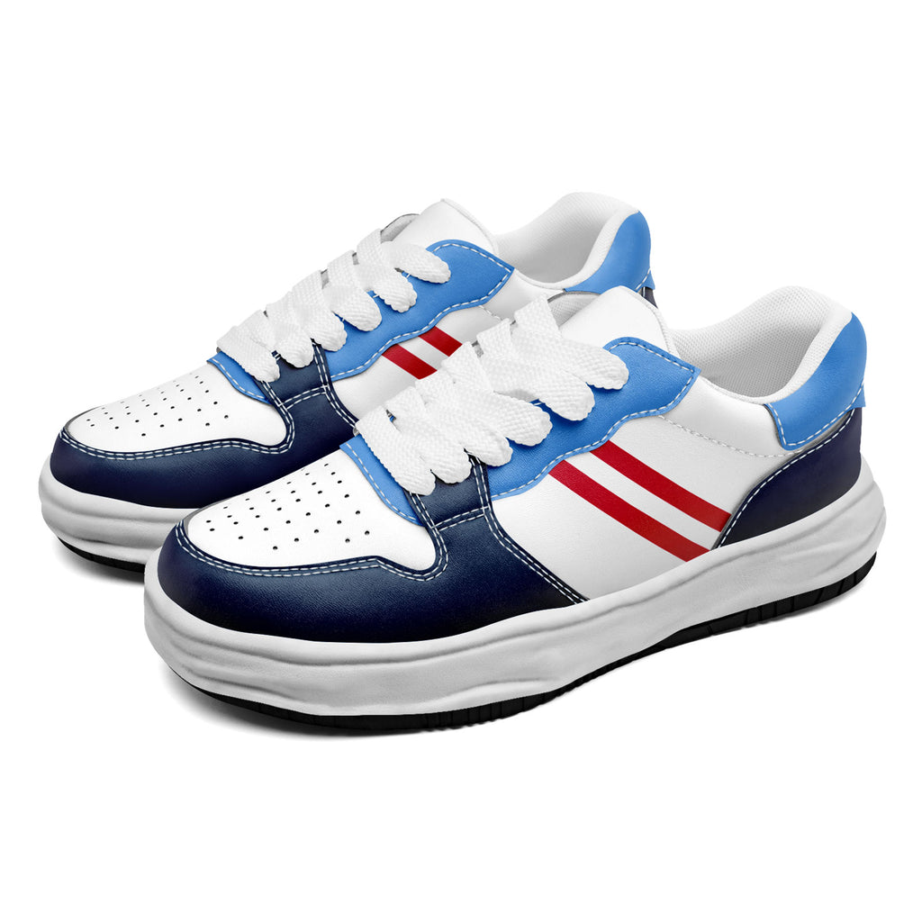 Custom Blue White Tennessee Shoes Personalized Sneaker FN032-D020389-32
