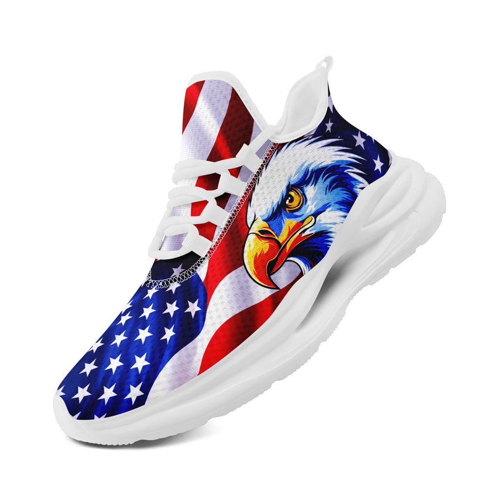 Custom United States 2026 World Cup Sneakers DIY Country Flag Running Shoes Lightweight Sport Shoes Gift for Football Fans Personalized Team Name and Logo FN079-F018033-2