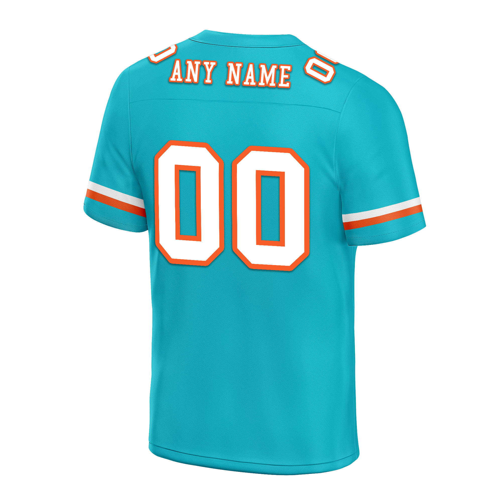 Custom Cyan Classic Style Personalized Authentic Football Jersey FBJ02-bd0a70ba