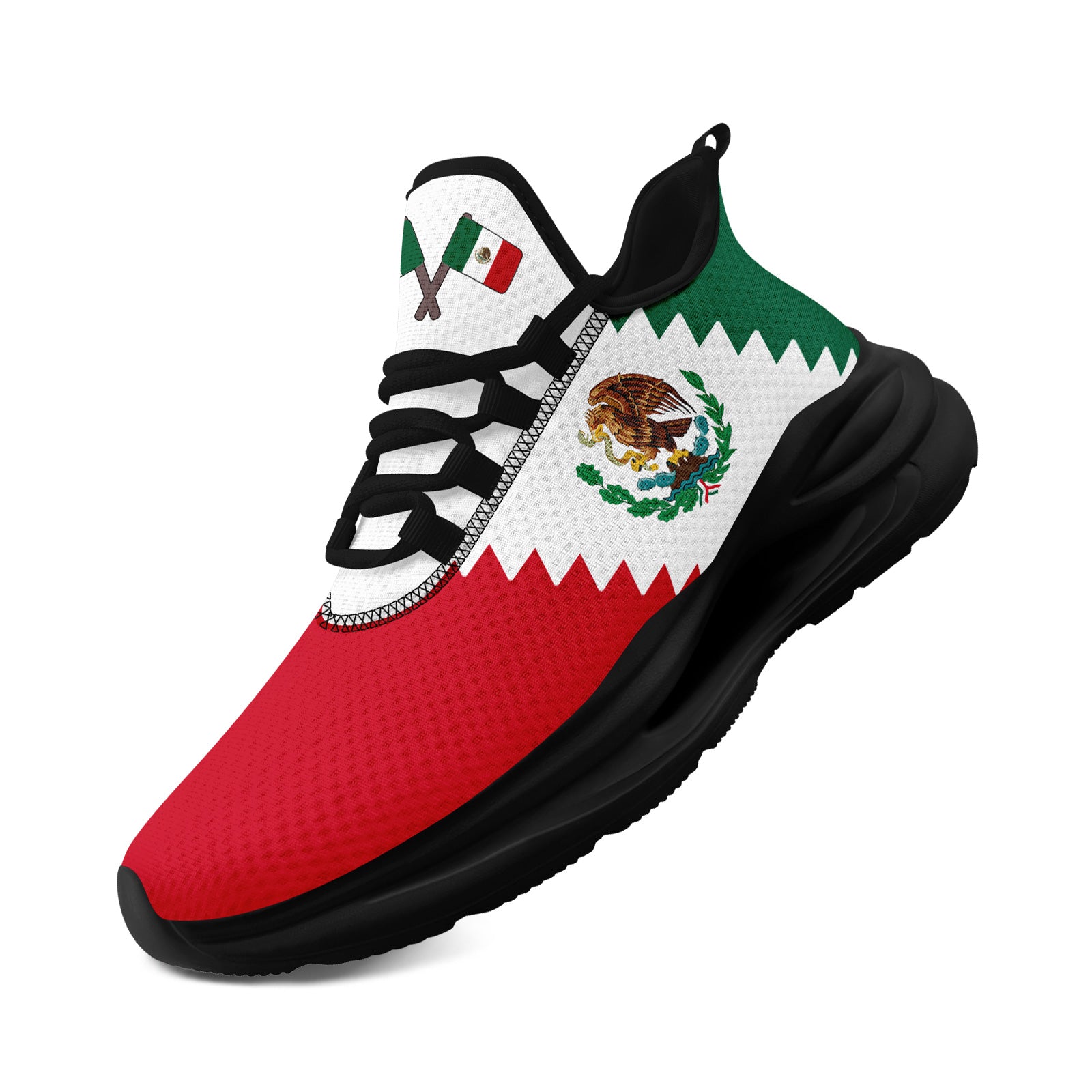 Custom 2026 World Cup Mexico Sneakers DIY Country Flag Running Shoes Lightweight Sport Shoes Gift for Football Fans Personalized Team Name and Logo FN079-F023046-3