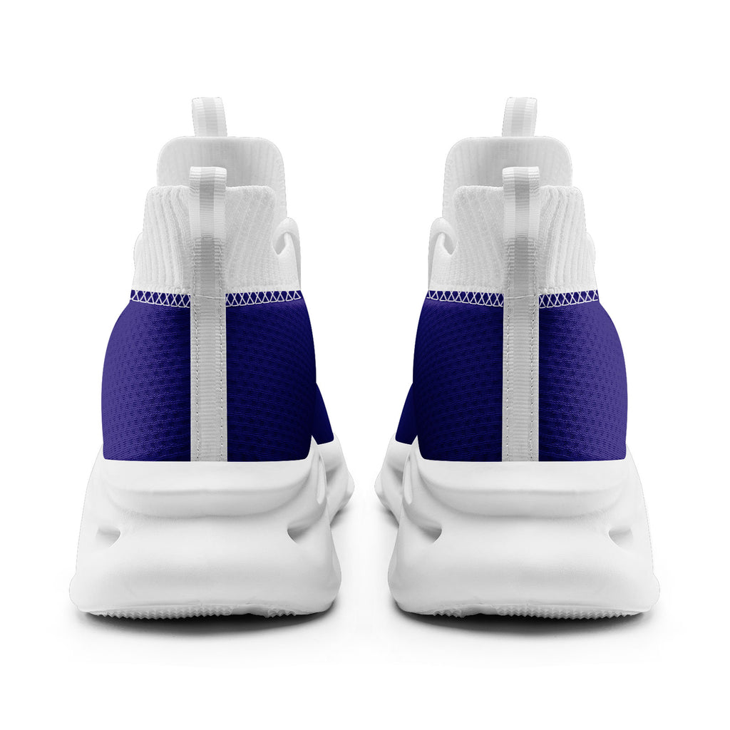 Custom Purple Yellow Maryland MaxSoul Shoes and Hat Combo Offer Personalized Combo ZH-D028017-17