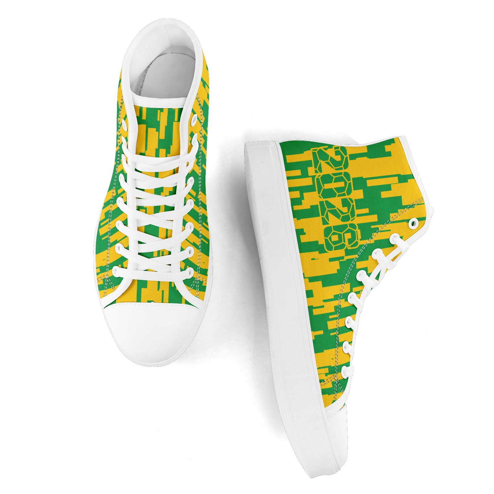 Custom 2026 World Cup Brazil Sneakers DIY Country Flag Running Shoes Lightweight Sport Shoes Gift for Football Fans Personalized Team Name and Logo FN024-F027092-2