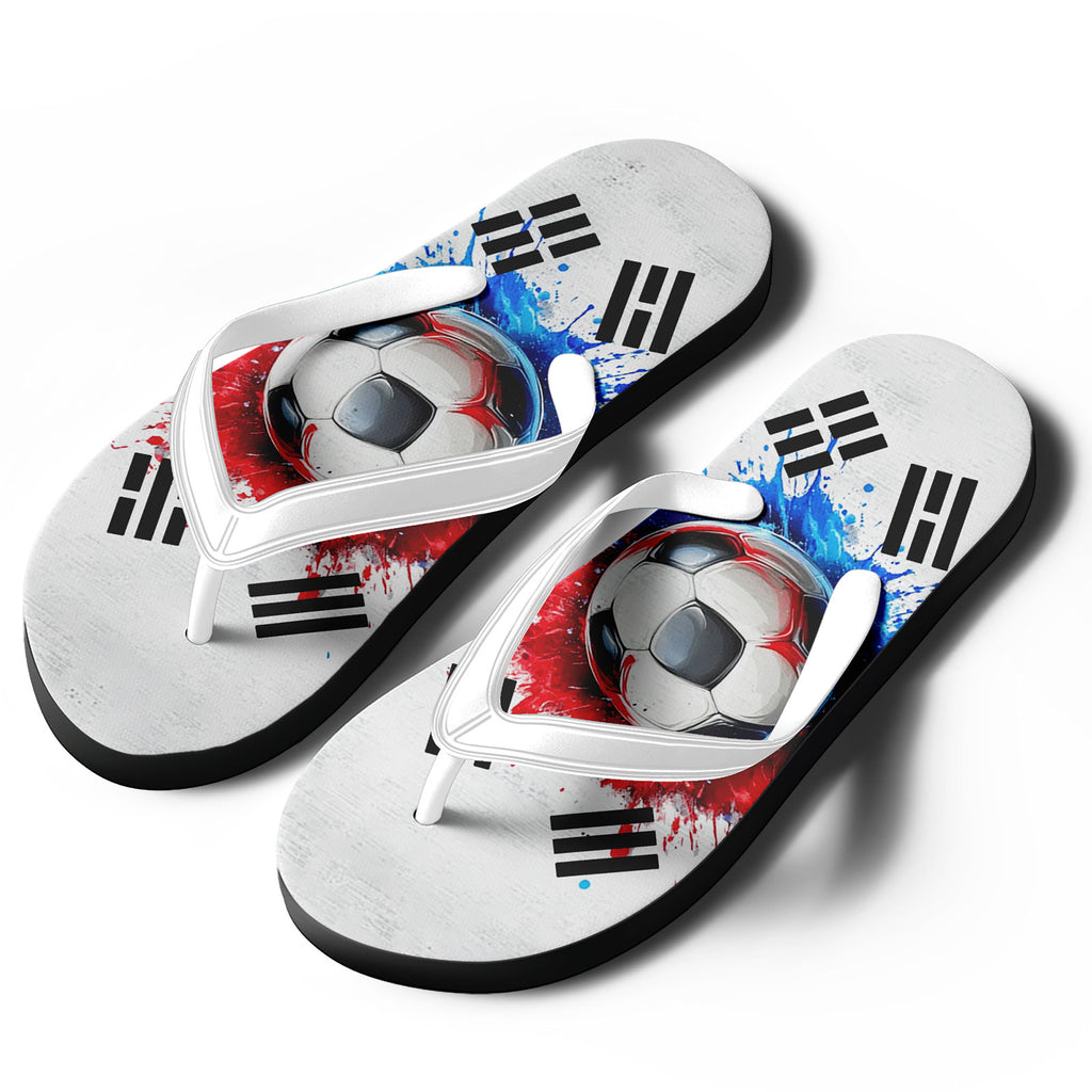 Custom South Korea 2026 World Cup Sneakers DIY Country Flag Running Shoes Lightweight Sport Shoes Gift for Football Fans Personalized Team Name and Logo FN058-F009109-5