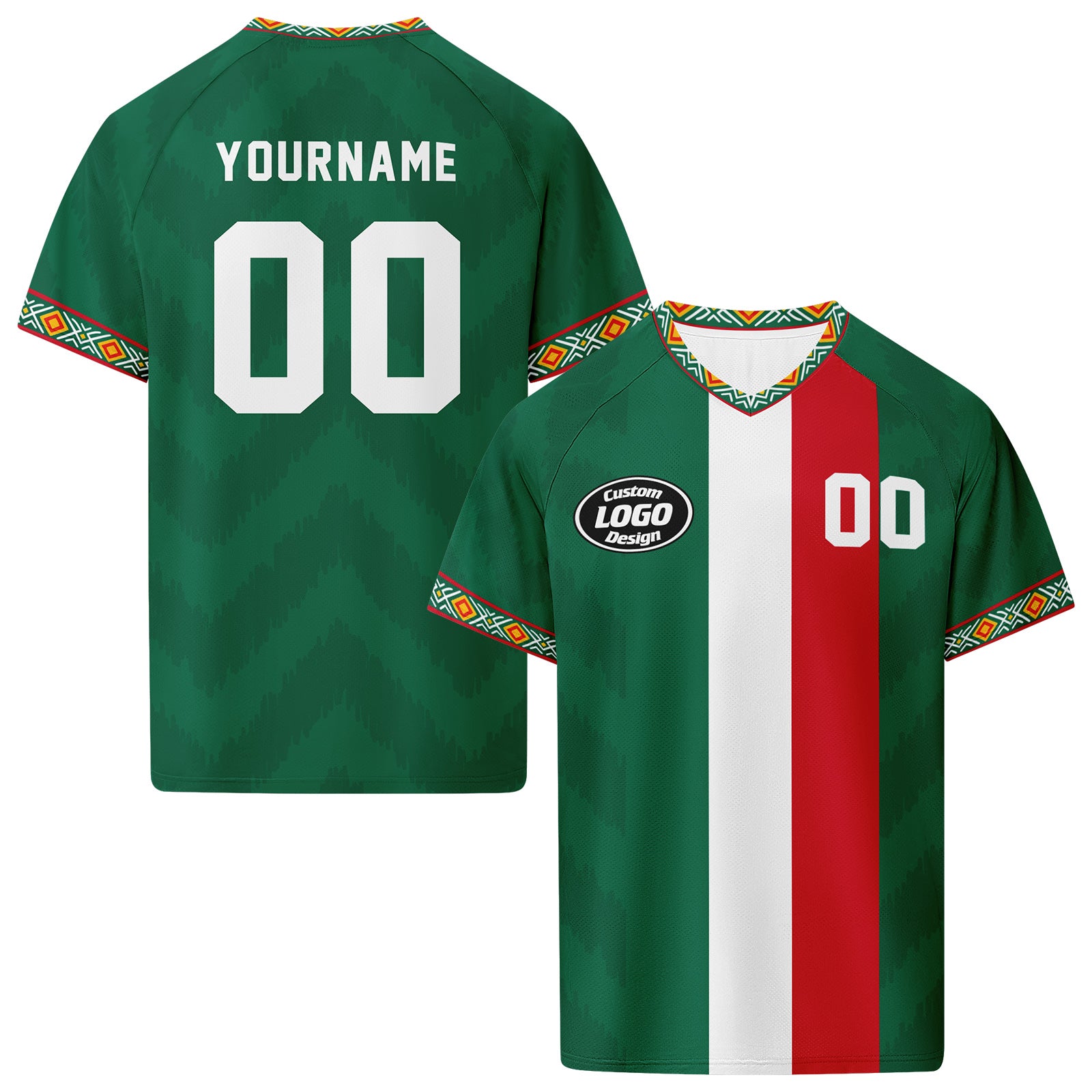 Custom Mexico 2026 World Cup Football Shirt Customized Soccer Jersey for Fans Add Your Name & Number FZ190-F009151-3