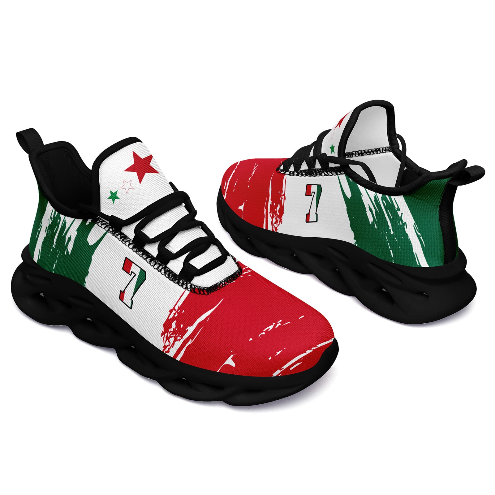 Custom 2026 World Cup Mexico Sneakers DIY Country Flag Running Shoes Lightweight Sport Shoes Gift for Football Fans Personalized Team Name and Logo FN003-F023078-7