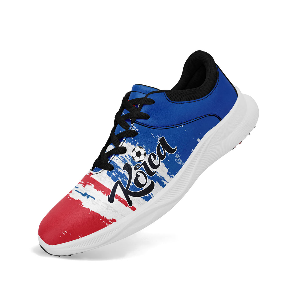 Custom South Korea 2026 World Cup Sneakers DIY Country Flag Running Shoes Lightweight Sport Shoes Gift for Football Fans Personalized Team Name and Logo FN062-F009110-2