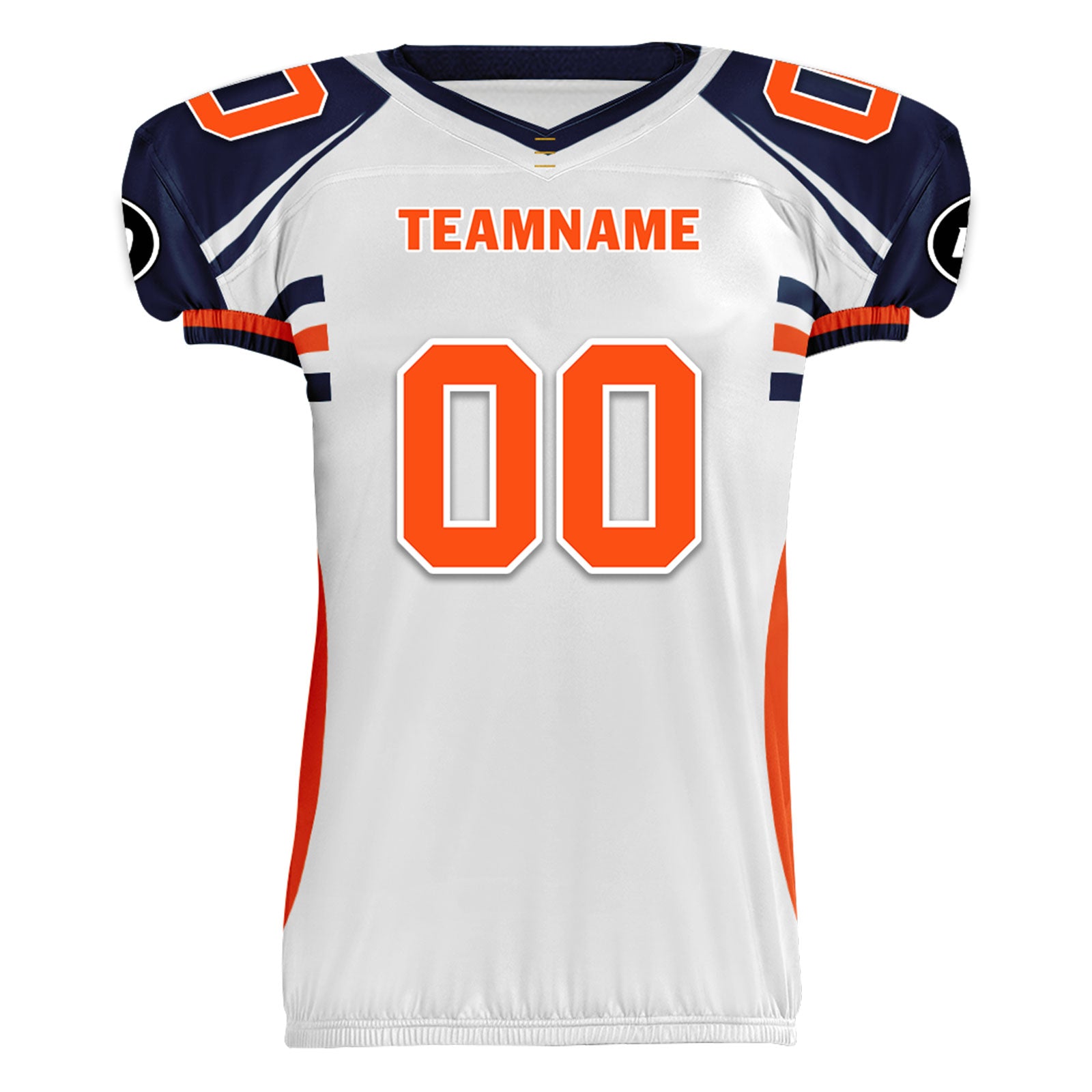 Custom Orange White Colorado High-Performance American Football Jersey FBJ06-D023001-10