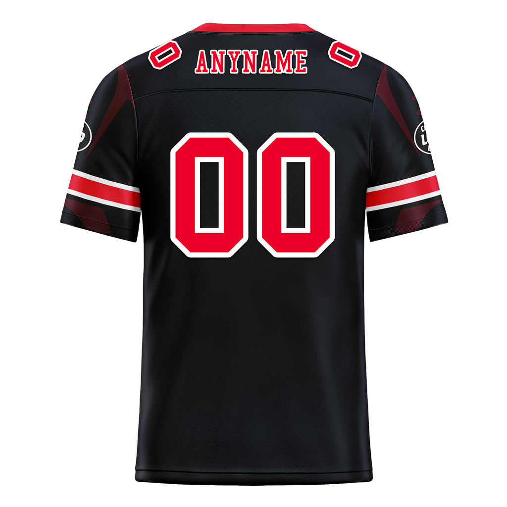 Custom Blue Houston Football Jersey and Sports Shoes Combo Offer Personalized Combo ZH-D025008-10
