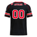 Custom Blue Houston Football Jersey and Sports Shoes Combo Offer Personalized Combo ZH-D025008-10