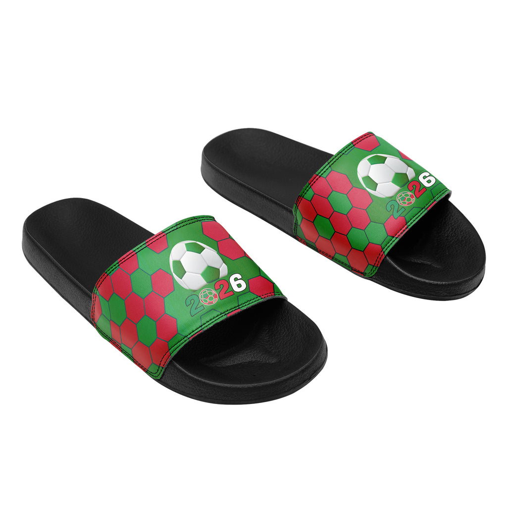 Custom 2026 World Cup Mexico Sneakers DIY Country Flag Running Shoes Lightweight Sport Shoes Gift for Football Fans Personalized Team Name and Logo FN056-F023074-2
