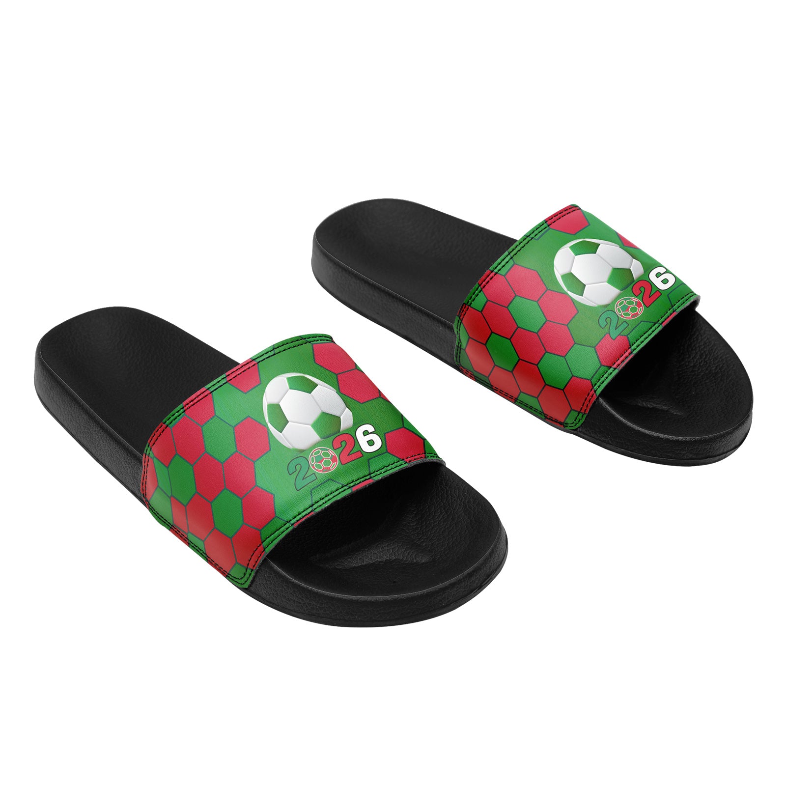 Custom 2026 World Cup Mexico Sneakers DIY Country Flag Running Shoes Lightweight Sport Shoes Gift for Football Fans Personalized Team Name and Logo FN056-F023074-2