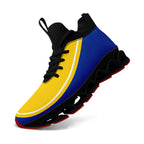 Custom Blue Yellow Maxsoul Shoes Personalized Sneaker FN030XD-D020388-25