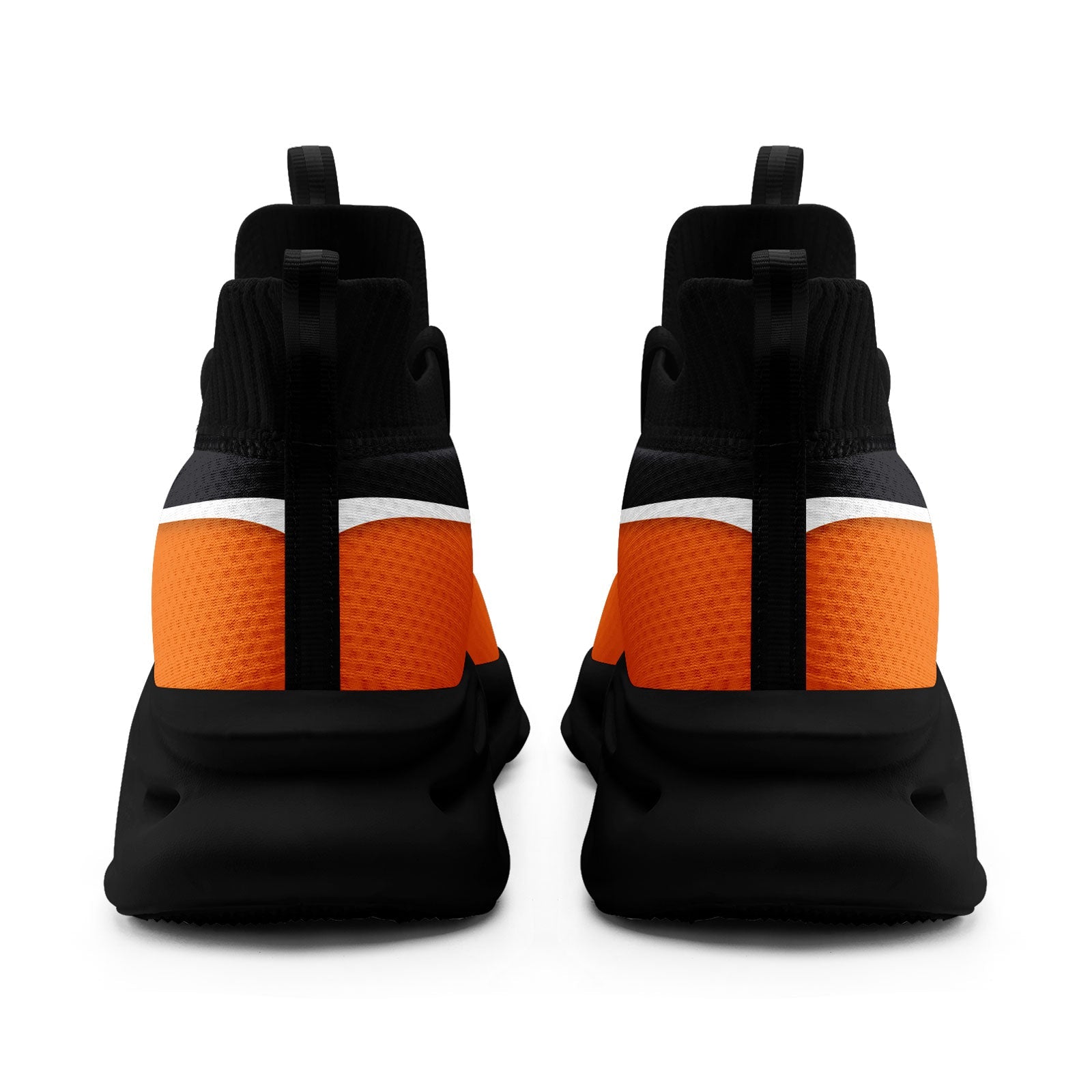 Custom Dark Gray Orange Maxsoul Shoes Personalized Sneaker FN030A-E020011-6