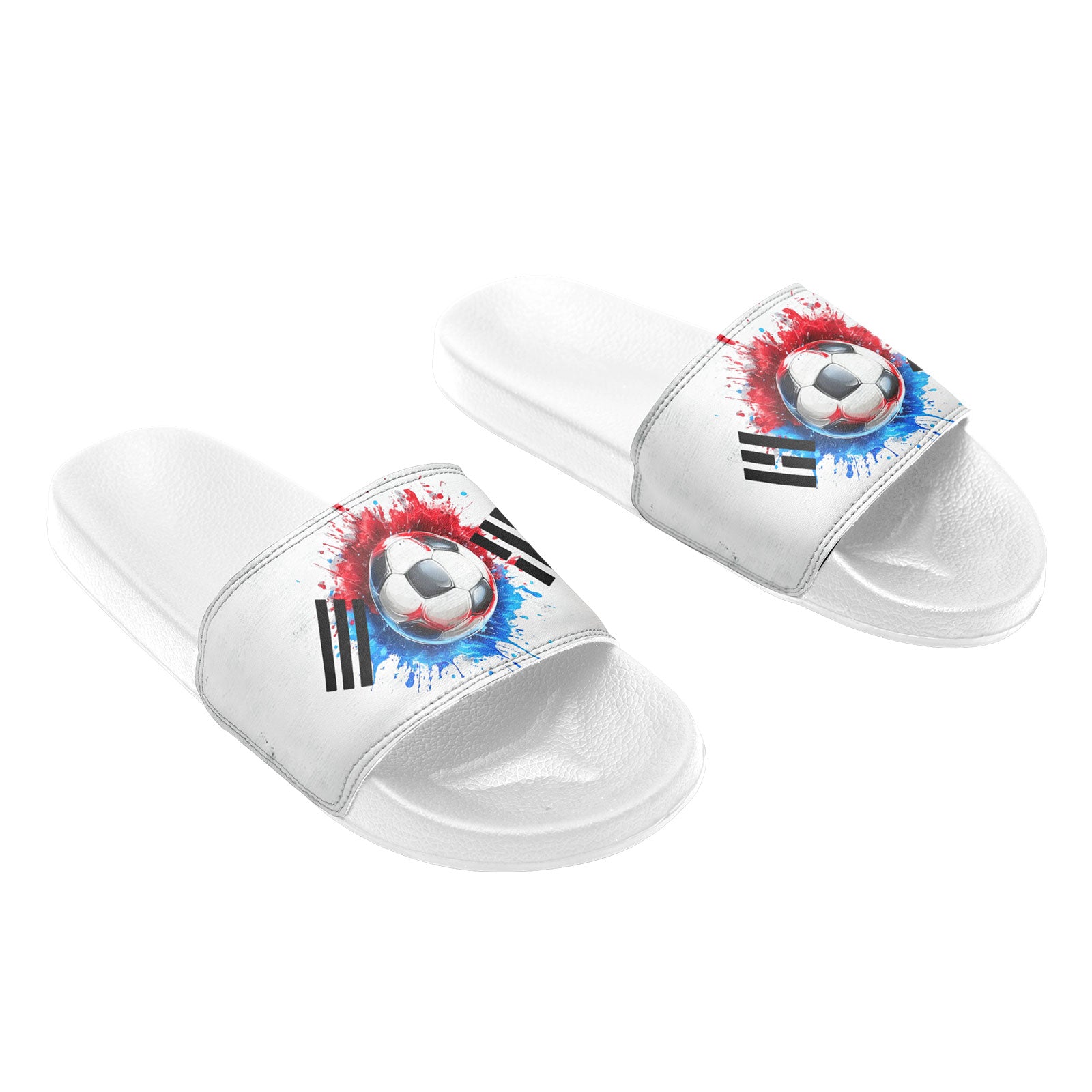 Custom South Korea 2026 World Cup Sneakers DIY Country Flag Running Shoes Lightweight Sport Shoes Gift for Football Fans Personalized Team Name and Logo FN056-F009108-5