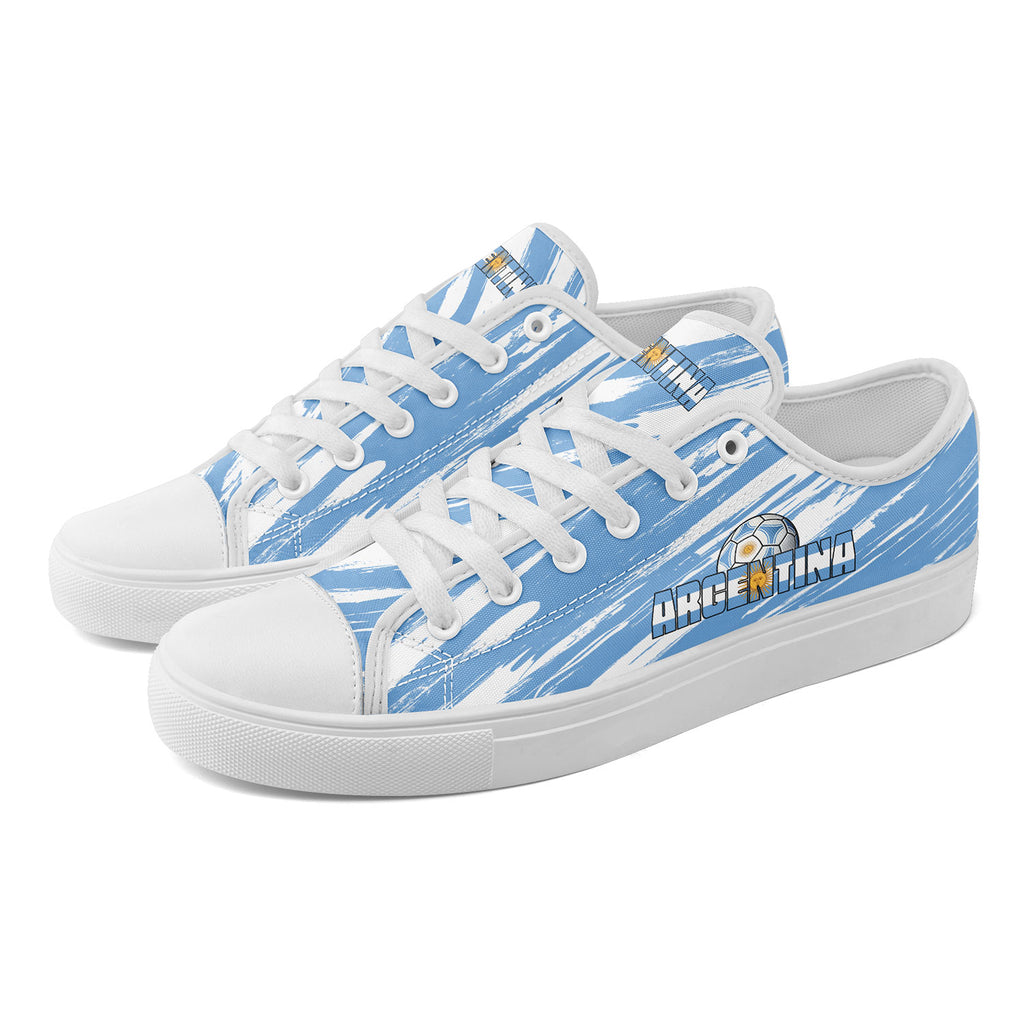 Custom 2026 World Cup Argentina Sneakers DIY Country Flag Running Shoes Lightweight Sport Shoes Gift for Football Fans Personalized Team Name and Logo FN027-F027053-4