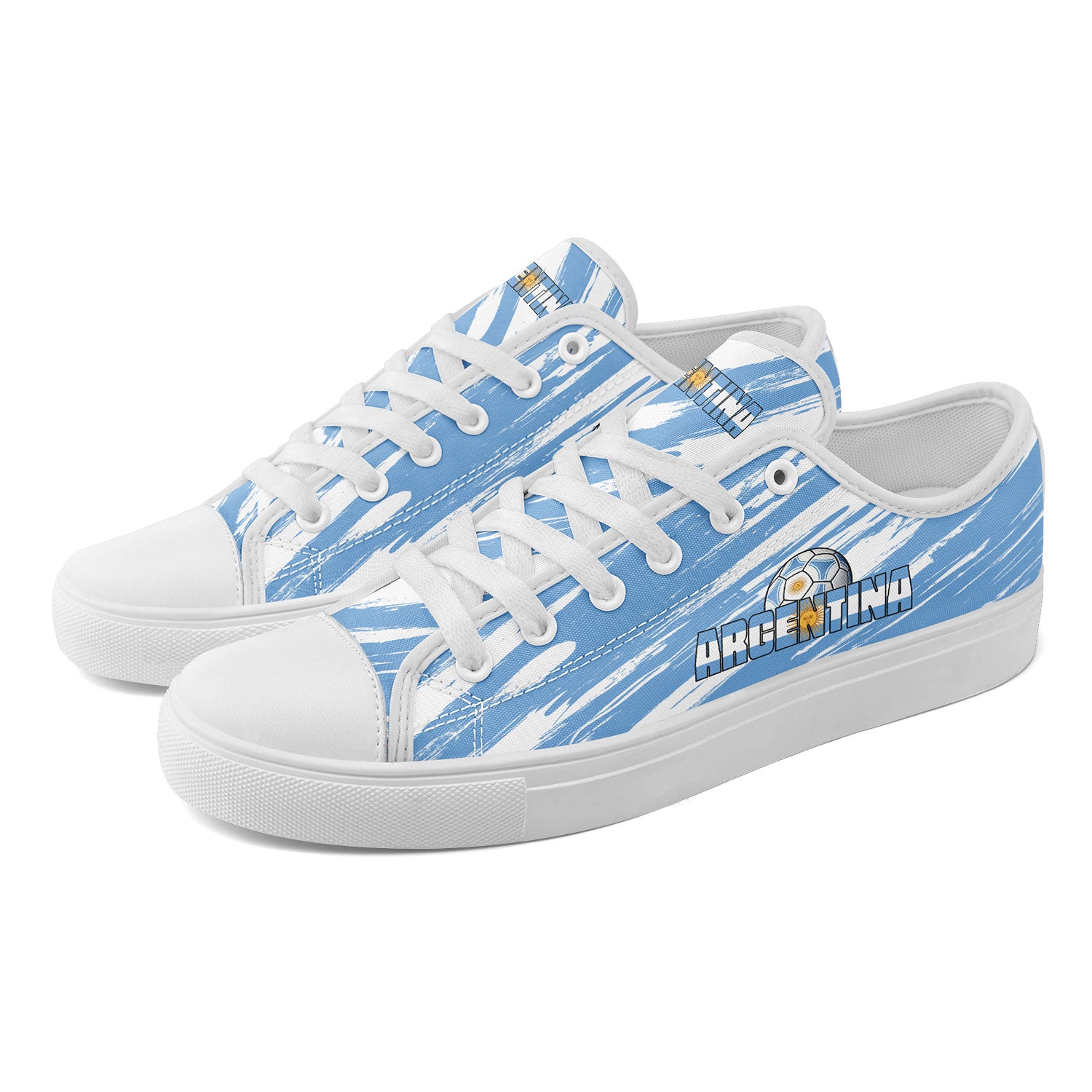 Custom 2026 World Cup Argentina Sneakers DIY Country Flag Running Shoes Lightweight Sport Shoes Gift for Football Fans Personalized Team Name and Logo FN027-F027053-4