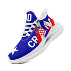 Custom Croatia 2026 World Cup Sneakers DIY Country Flag Running Shoes Lightweight Sport Shoes Gift for Football Fans Personalized Team Name and Logo FN079-F009105-4