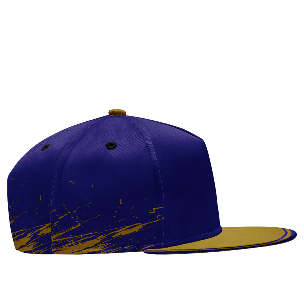Custom Blue Yellow Baltimore MaxSoul Shoes and Hat Combo Offer Personalized Combo ZH-D020264-2