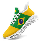 Custom 2026 World Cup Brazil Sneakers DIY Country Flag Running Shoes Lightweight Sport Shoes Gift for Football Fans Personalized Team Name and Logo FN003XD-F027047-2