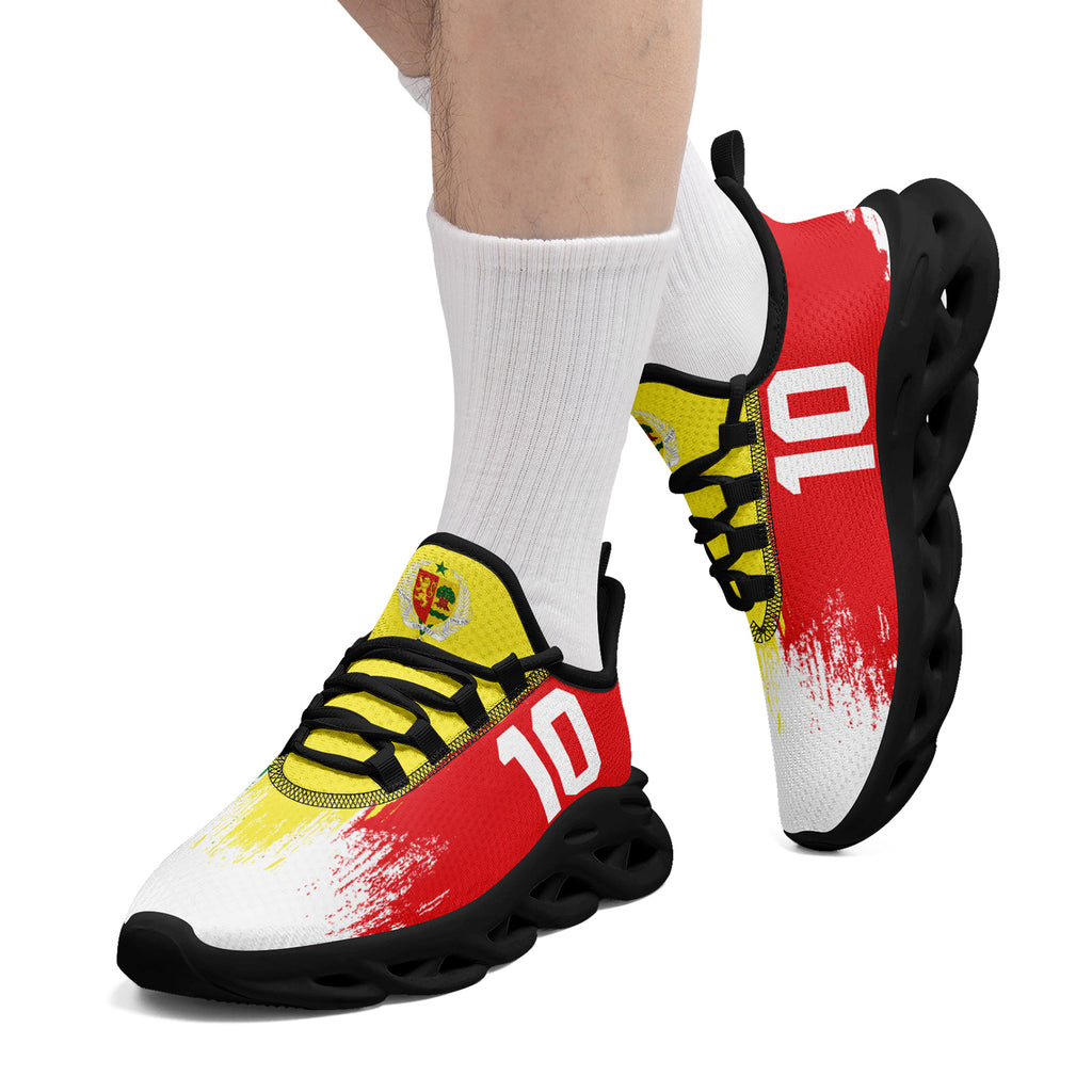Custom Senegal 2026 World Cup Sneakers DIY Country Flag Running Shoes Lightweight Sport Shoes Gift for Football Fans Personalized Team Name and Logo FN003-F009094-2