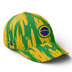 Personalized 2026 Brazil Soccer Fan Hat - Add Your Name & Design Custom 2026 Football Tournament Hat YW061-F027074-5