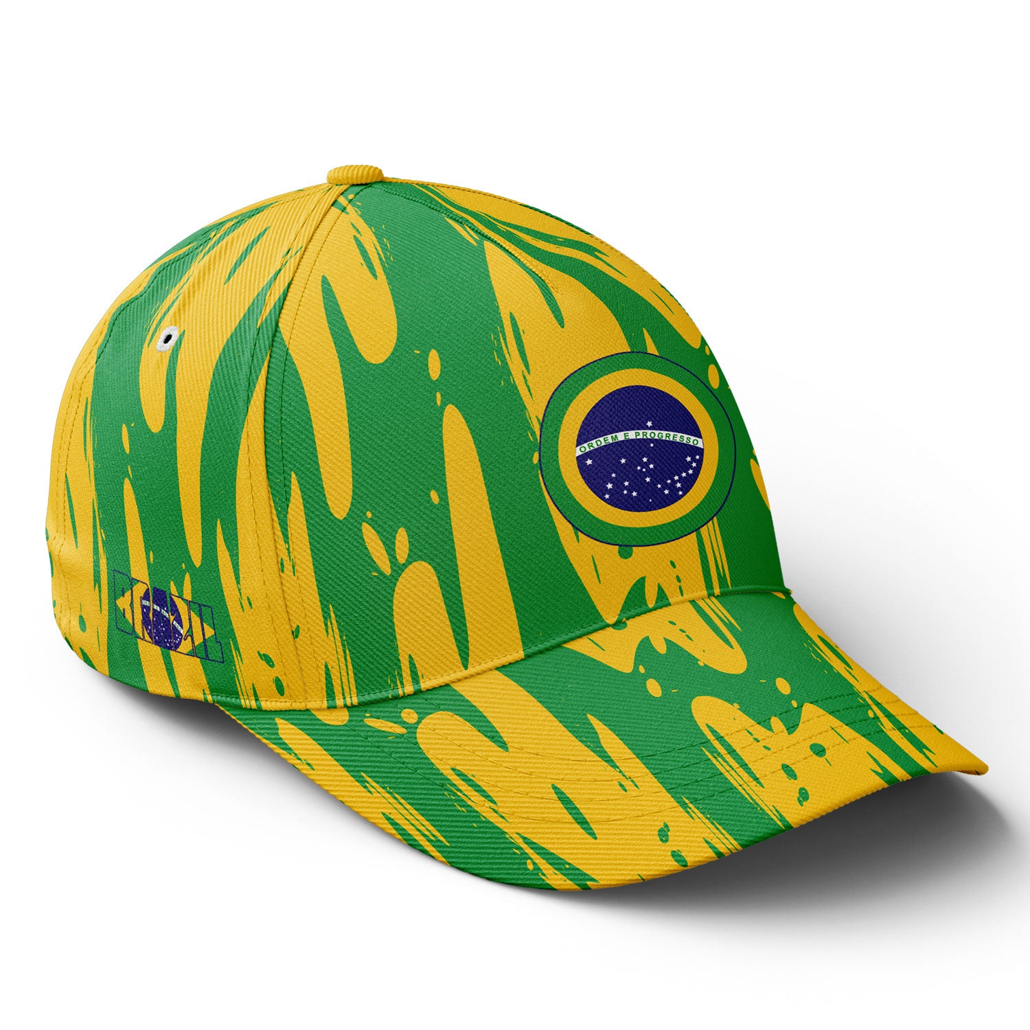 Personalized 2026 Brazil Soccer Fan Hat - Add Your Name & Design Custom 2026 Football Tournament Hat YW061-F027074-5
