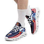 Custom United States 2026 World Cup Sneakers DIY Country Flag Running Shoes Lightweight Sport Shoes Gift for Football Fans Personalized Team Name and Logo FN003-F018032-4