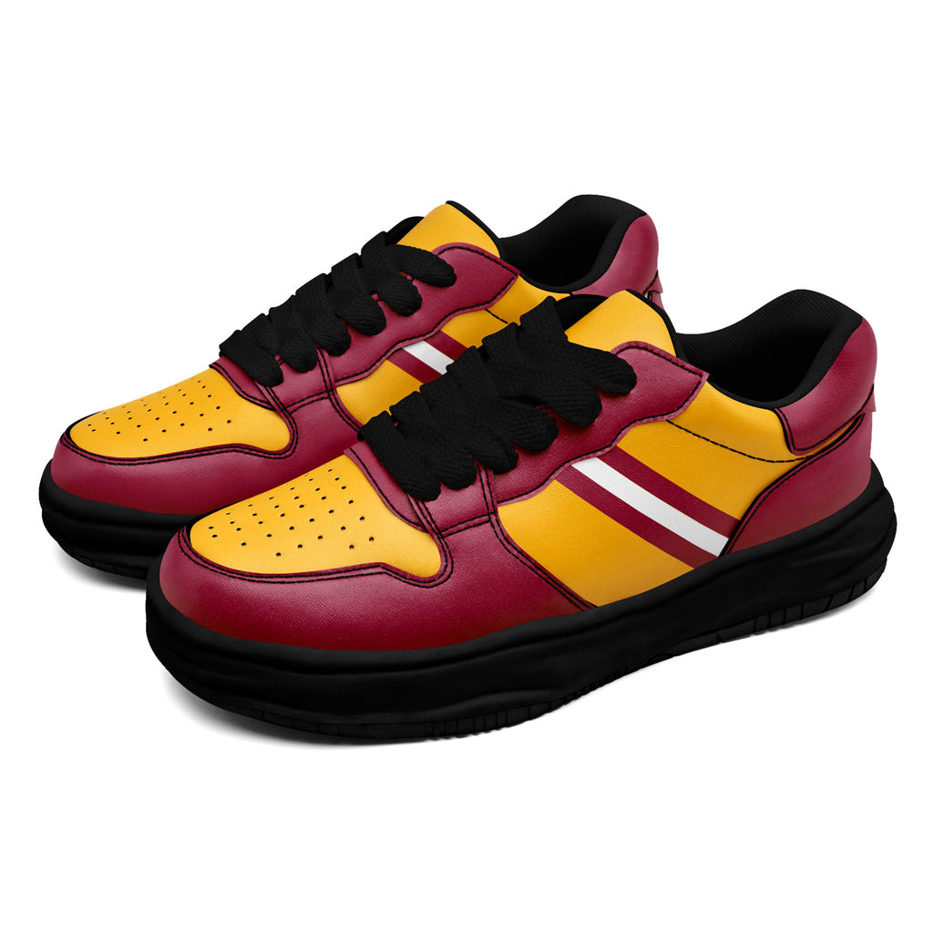Custom Red Yellow Arizona Shoes Personalized Sneaker FN032-D020389-1