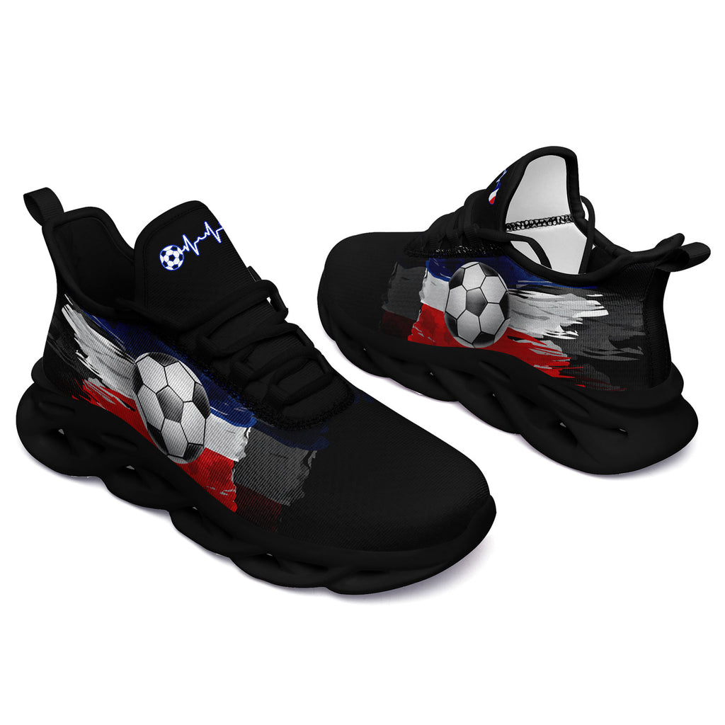 Custom France 2026 World Cup Sneakers DIY Country Flag Running Shoes Lightweight Sport Shoes Gift for Football Fans Personalized Team Name and Logo FN003-F025037-5