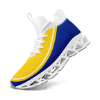Custom Blue Yellow Maxsoul Shoes Personalized Sneaker FN030XD-D020388-25