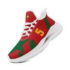 Custom Morocco 2026 World Cup Sneakers DIY Country Flag Running Shoes Lightweight Sport Shoes Gift for Football Fans Personalized Team Name and Logo FN079-F009119-6