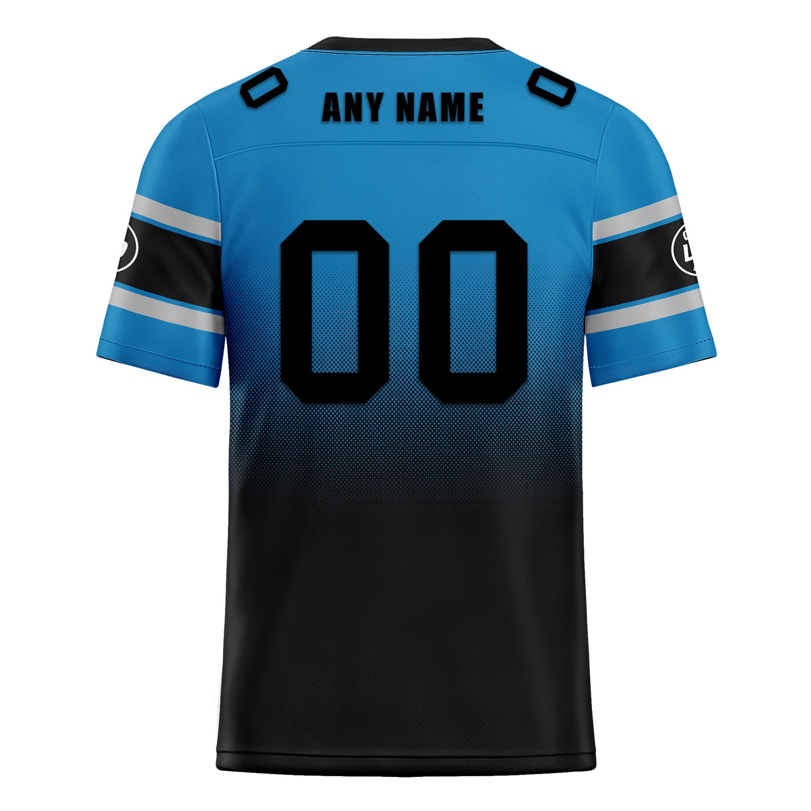 Custom Blue Black Carolina Football Jersey and Hat Combo Offer Personalized Combo ZH-D020326-5