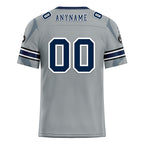 Custom Gray Seattle Football Jersey and Sports Shoes Combo Offer Personalized Combo ZH-D025008-27