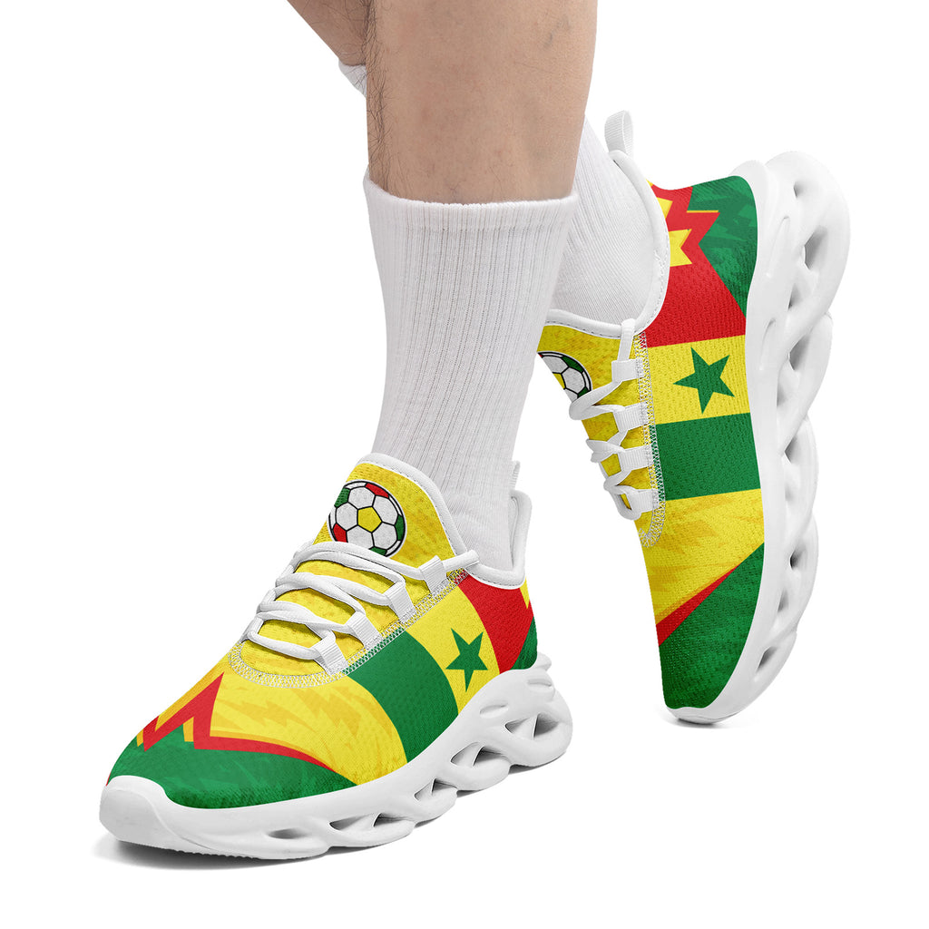 Custom Senegal 2026 World Cup Sneakers DIY Country Flag Running Shoes Lightweight Sport Shoes Gift for Football Fans Personalized Team Name and Logo FN003-F009094-4