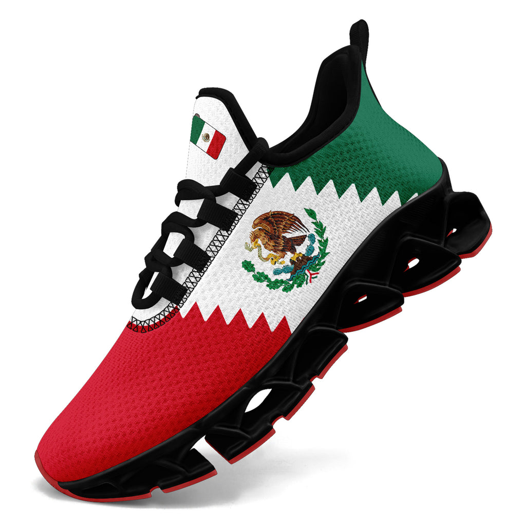 Custom 2026 World Cup Mexico Sneakers DIY Country Flag Running Shoes Lightweight Sport Shoes Gift for Football Fans Personalized Team Name and Logo FN003XD-F023050-3