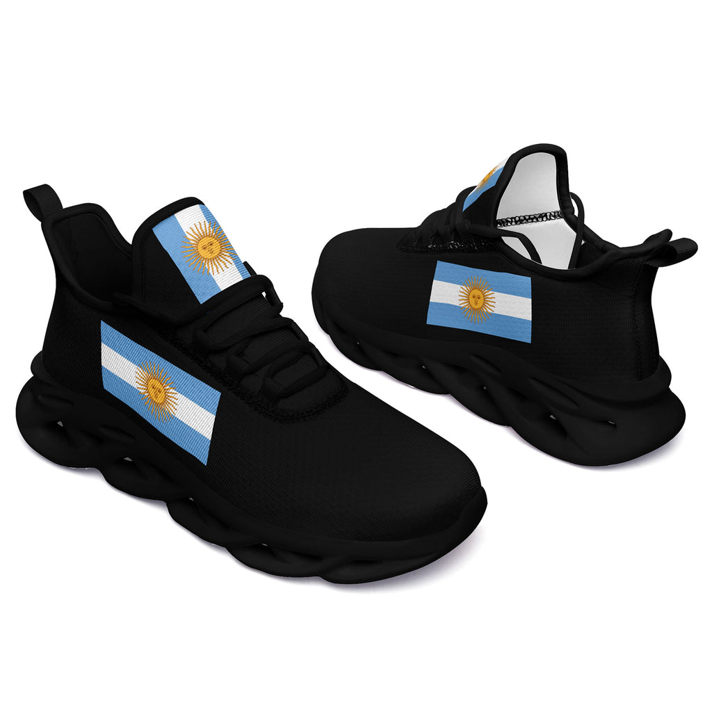 Custom 2026 World Cup Argentina Sneakers DIY Country Flag Running Shoes Lightweight Sport Shoes Gift for Football Fans Personalized Team Name and Logo FN027-F027044-4