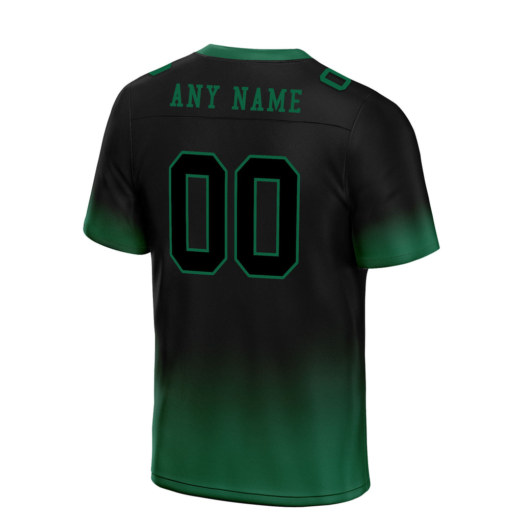 Custom Dark Geen Fade Fashion Personalized Authentic Football Jersey FBJ02-D06086