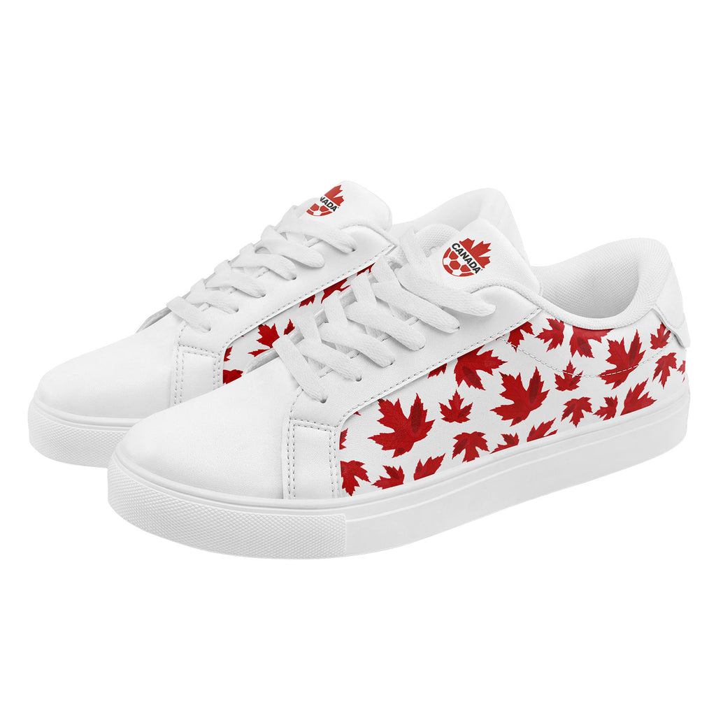 Custom Canada 2026 World Cup Sneakers DIY Country Flag Running Shoes Lightweight Sport Shoes Gift for Football Fans Personalized Team Name and Logo FN023-F020031-3